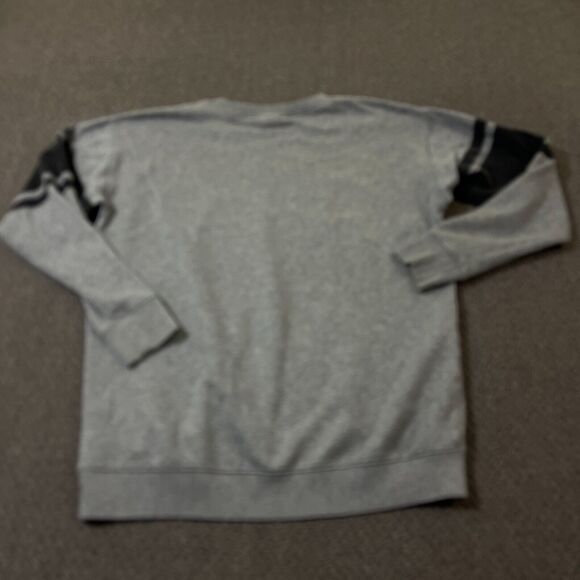 PINK Victoria Secret Sweatshirt Womens Size XS Grey Gray Pullover Crew Neck - Picture 3 of 8
